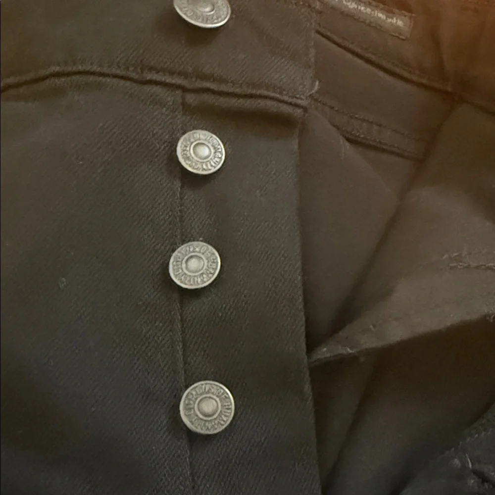 Citizens Of Humanity Black Ankle Jeans Raw Hem 5 Pockets - Picture 7 of 7